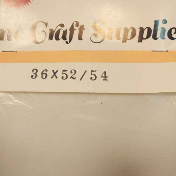 Zims Fine Craft Supplies Mesh Fabric 36x52 White - Picture 3 of 4